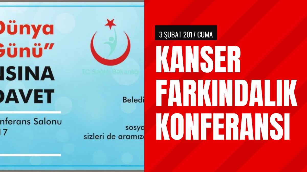Belen Belediyesi Dünya Kanser Günü Kapsamında Konferans Yapacak