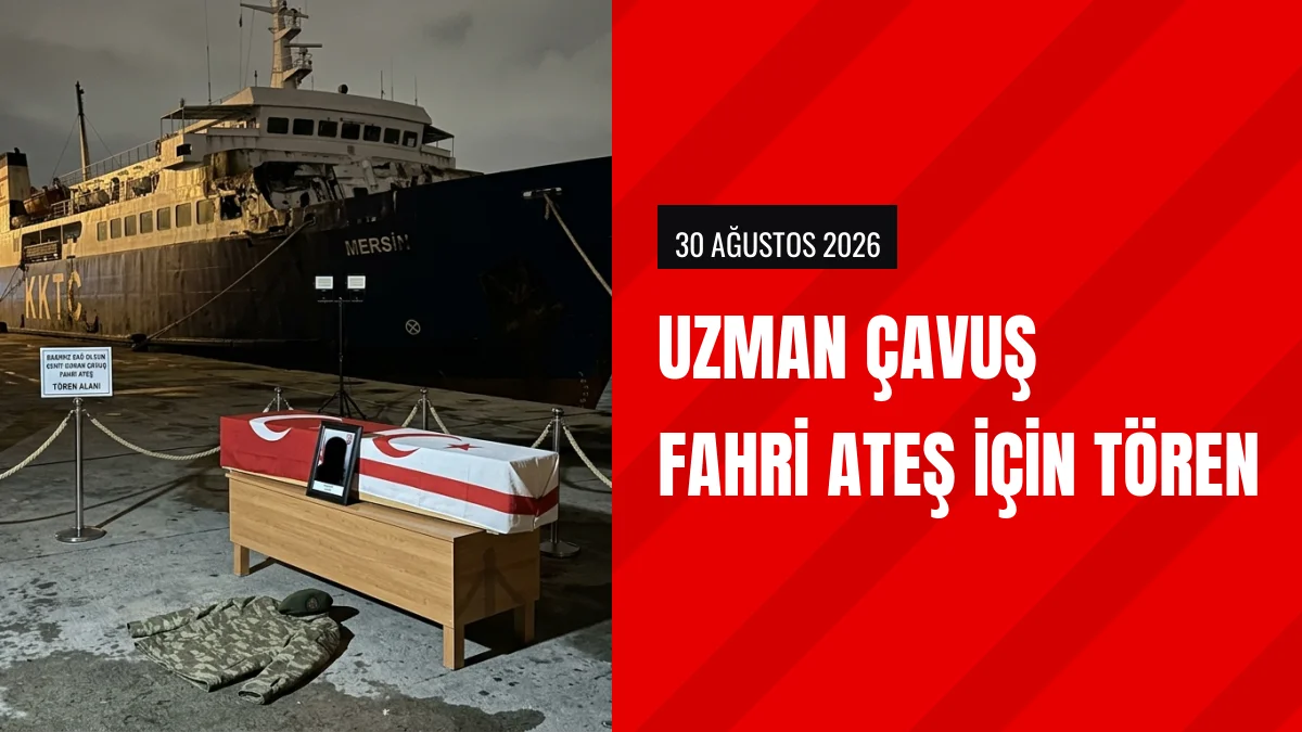 Mersinde Hayatını Kaybeden Uzman Çavuş Fahri Ateş İçin Tören